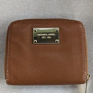 Michael Kors Brown Zip Wallet